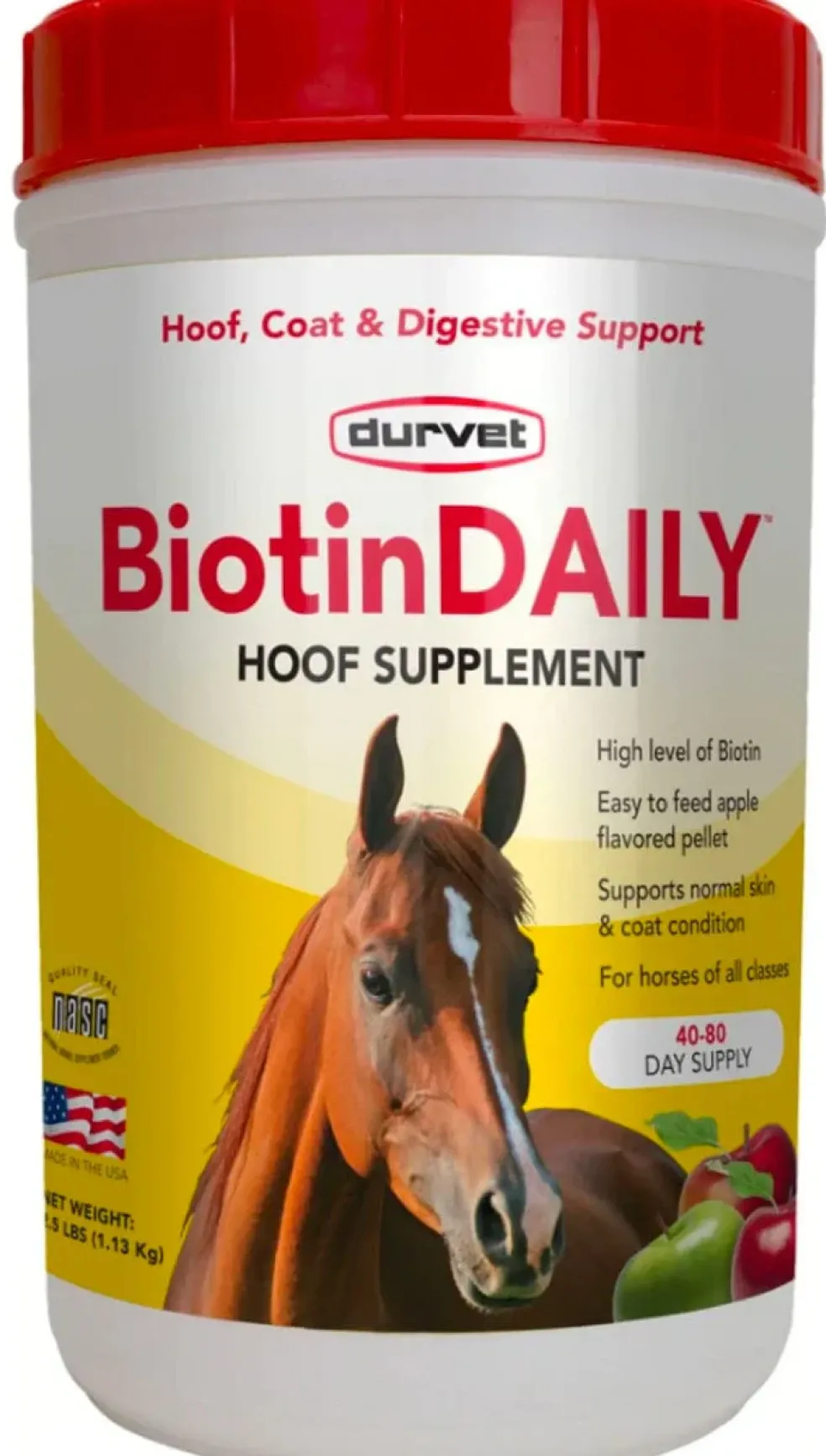 Durvet BiotinDaily Digestive Supplement 2.5 lb