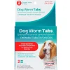 Durvet Dog Worm Tabs Broad Spectrum Dewormer for Dogs 26-60 lbs (2 chewable tablets)
