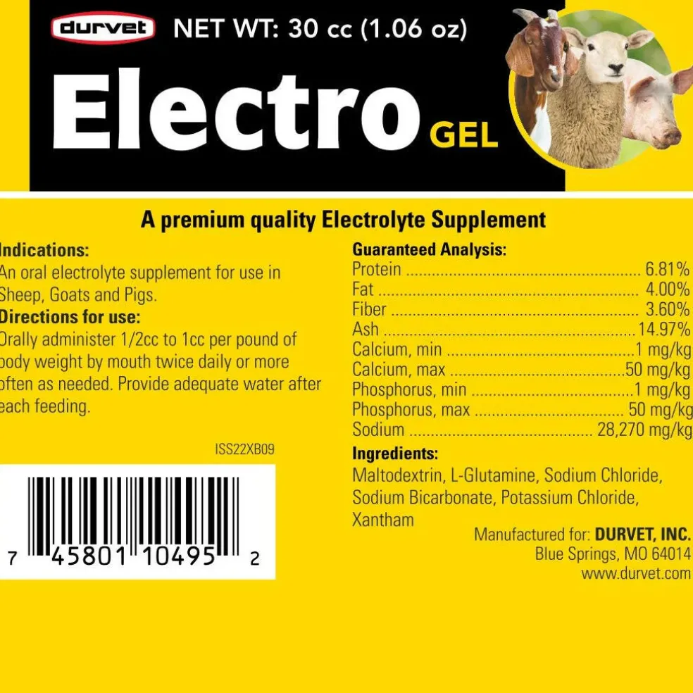 Durvet Electro Gel Electrolyte Supplement (30 ml)