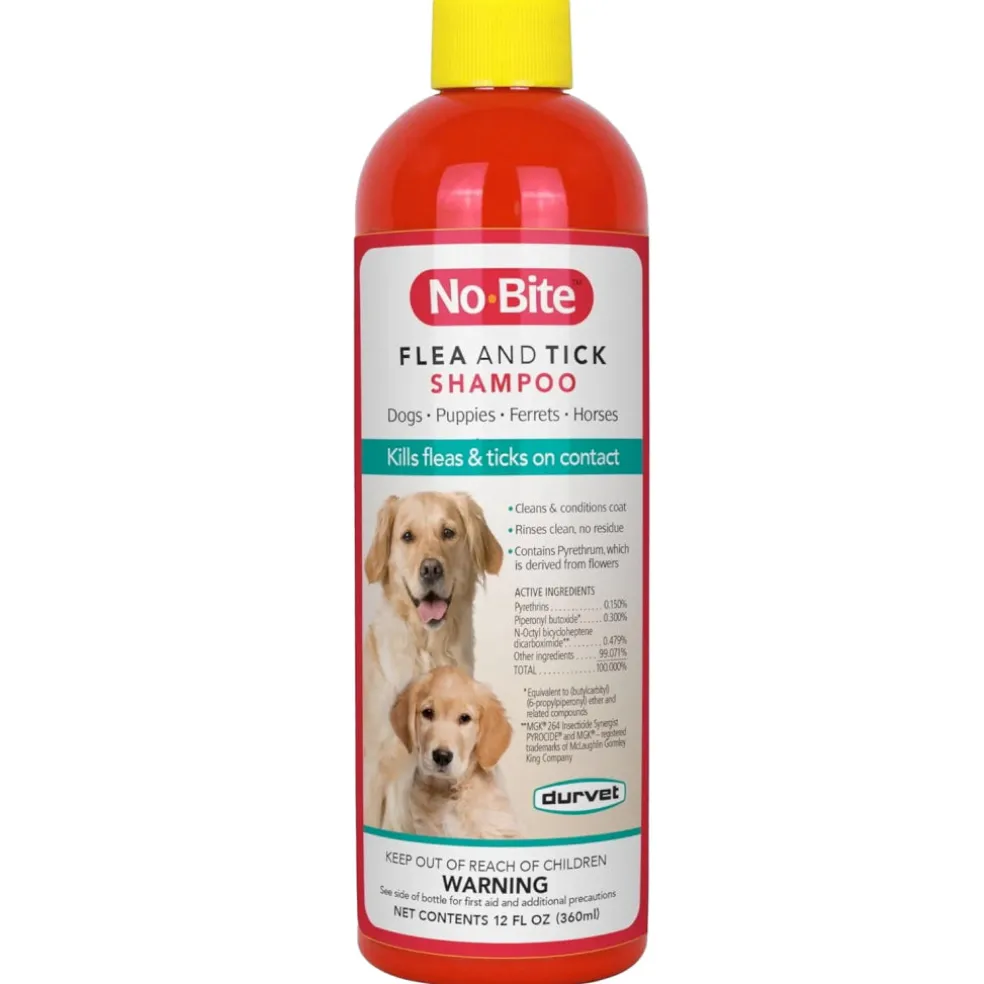Durvet No-Bite™ Flea and Tick Shampoo for Dogs & Puppies, 12 oz