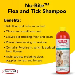 Durvet No-Bite™ Flea and Tick Shampoo for Dogs & Puppies, 12 oz