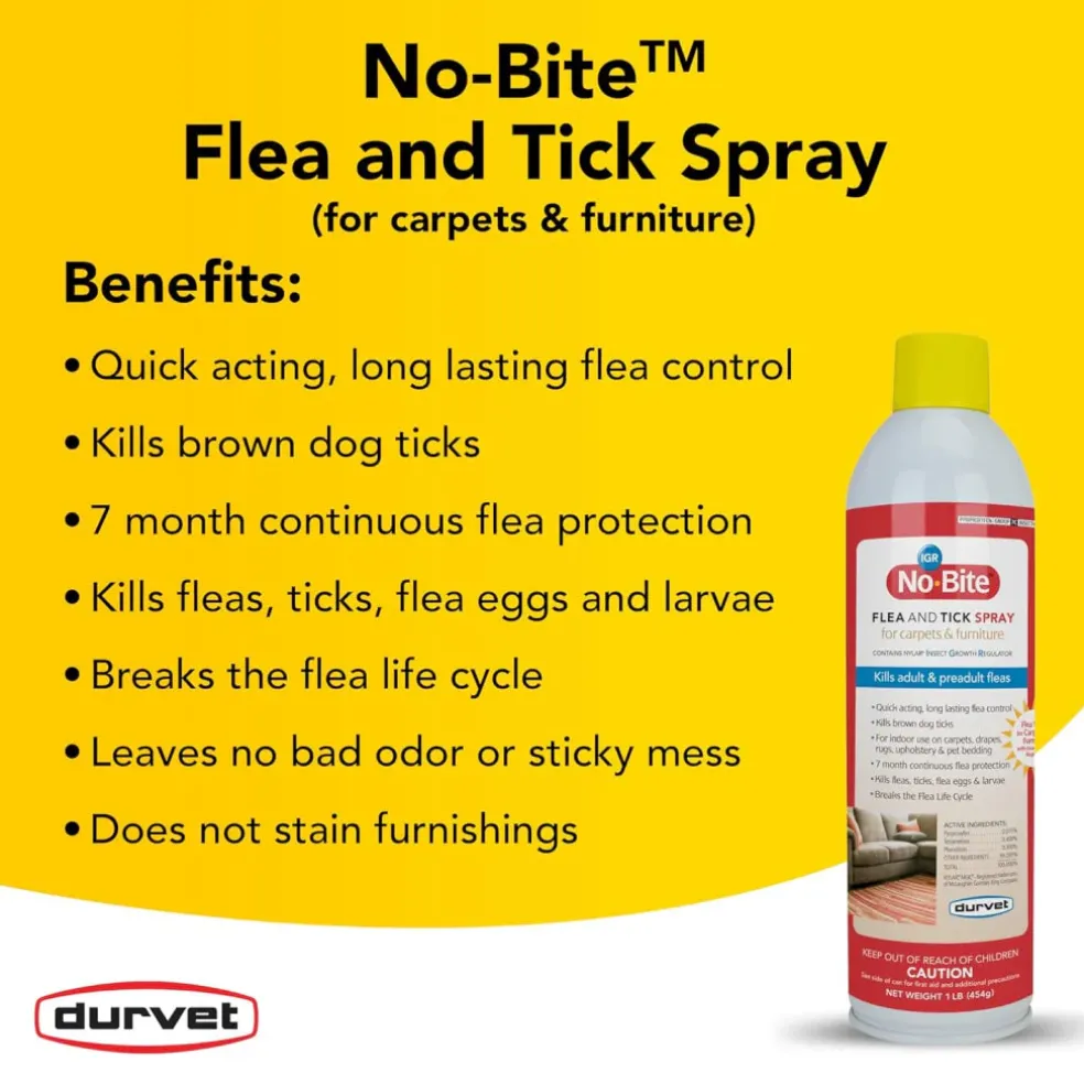 Durvet No-Bite IGR Flea & Tick Mist for Dogs & Cats