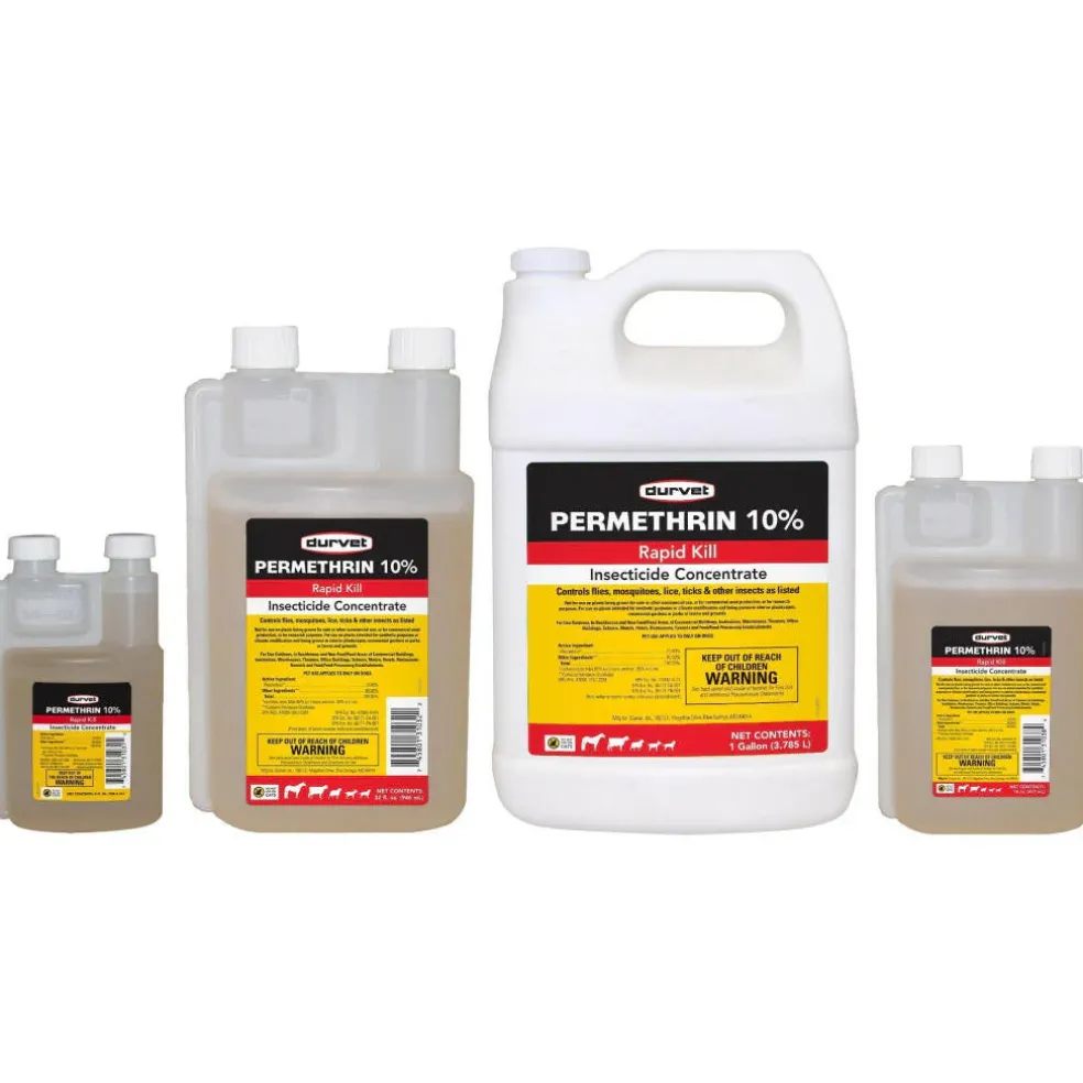 Durvet Permethrin 10% Rapid Kill Insecticide Concentrate (32 oz)