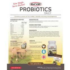 Durvet Probiotics Daily for Poultry (100 g)