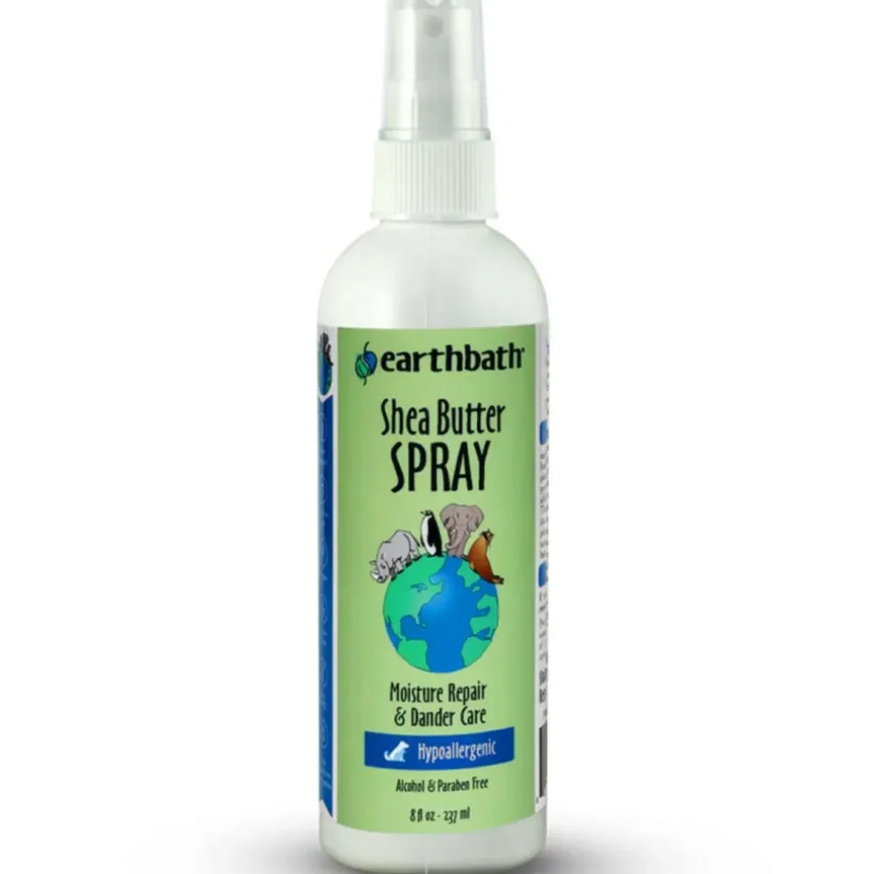 Earthbath Hypoallergenic Shea Butter Spray for Dogs & Cats (8 oz)