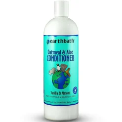 Earthbath Oatmeal & Aloe Vanilla & Almond Conditioner for Dogs & Cats (16 oz)