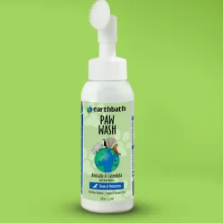 Earthbath Paw Wash with Scrubber Brush for Dogs & Cats (8 oz)