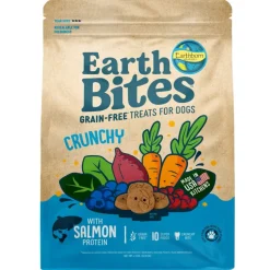 Earthborn Holistic EarthBites Salmon & Pumpkin Crunchy Treats For Dog