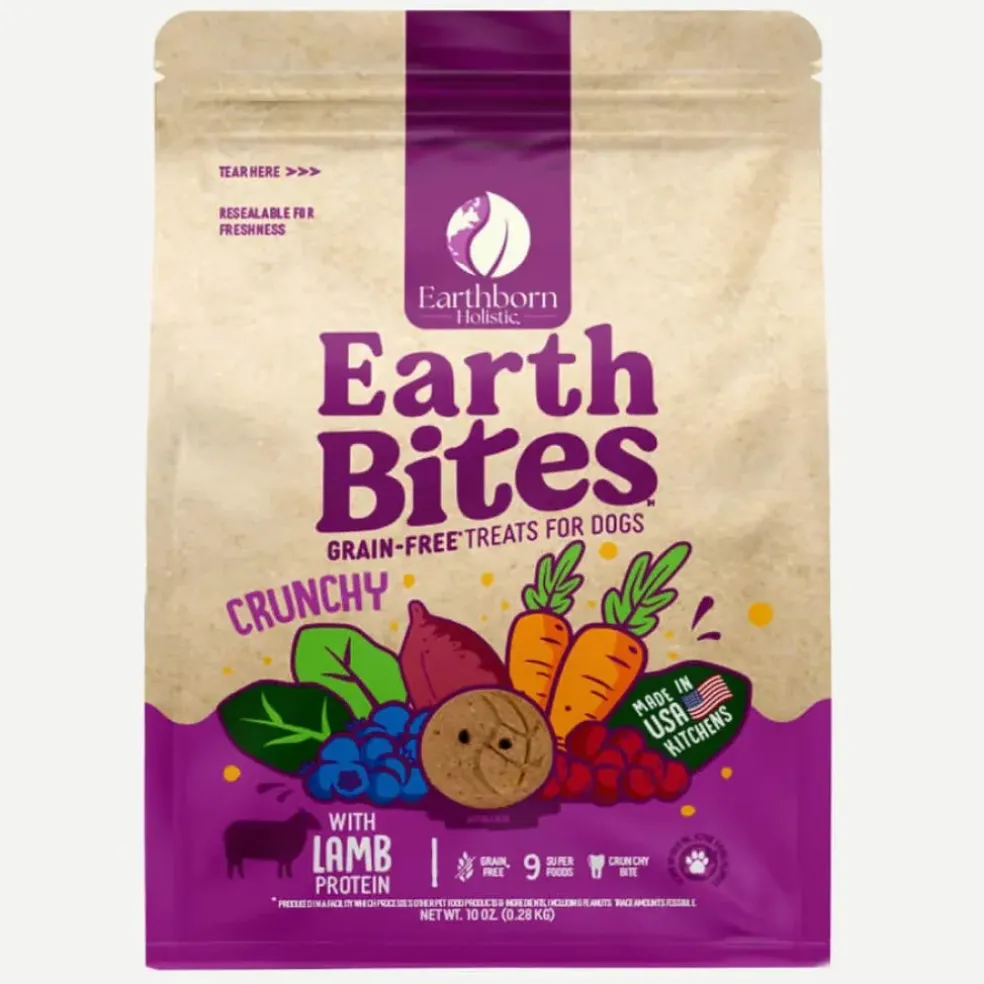 Earthborn Holistic EarthBites Lamb & Pumpkin Crunchy Treats For Dogs