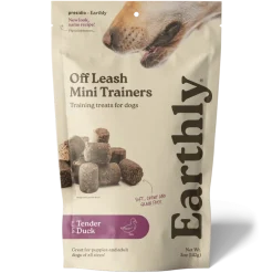 Earthly Off Leash Mini Trainers Tender Duck Recipe Dog Treats (5 oz)