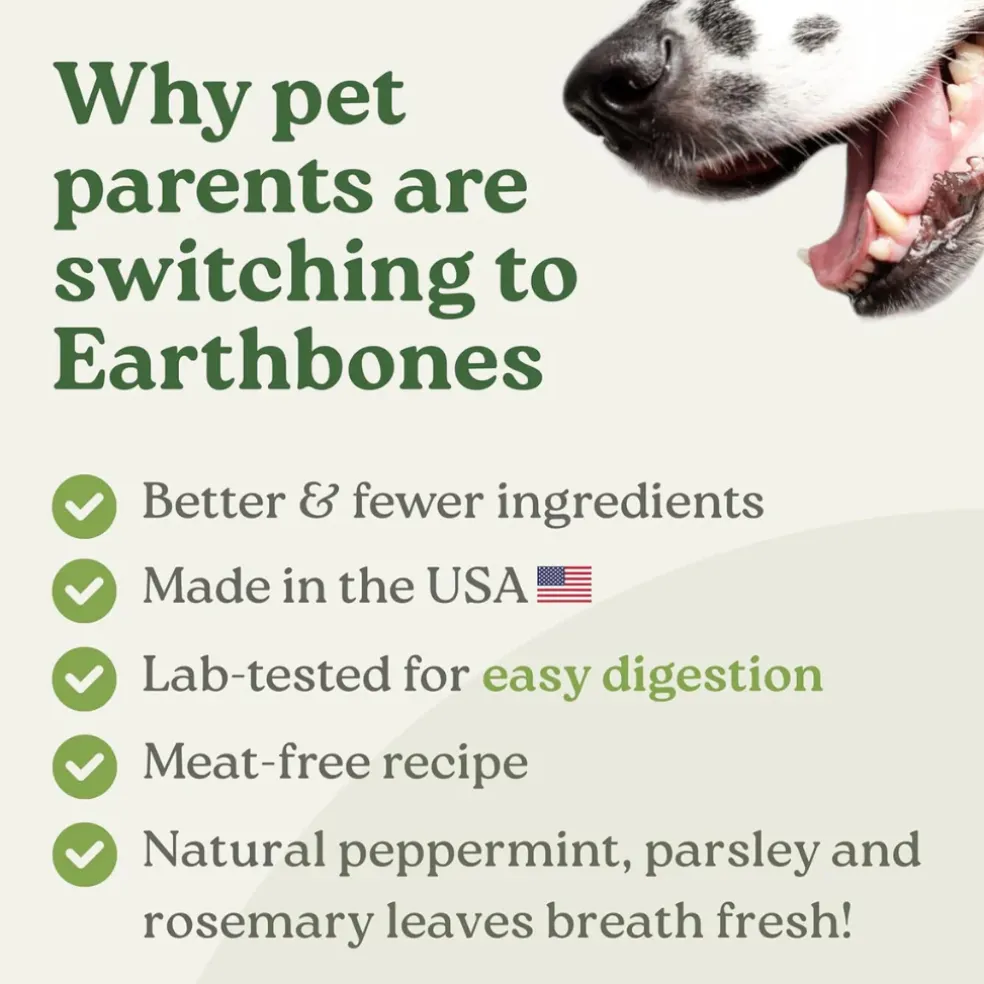 Earthly Pet Earthbones Dental Chews for Dogs