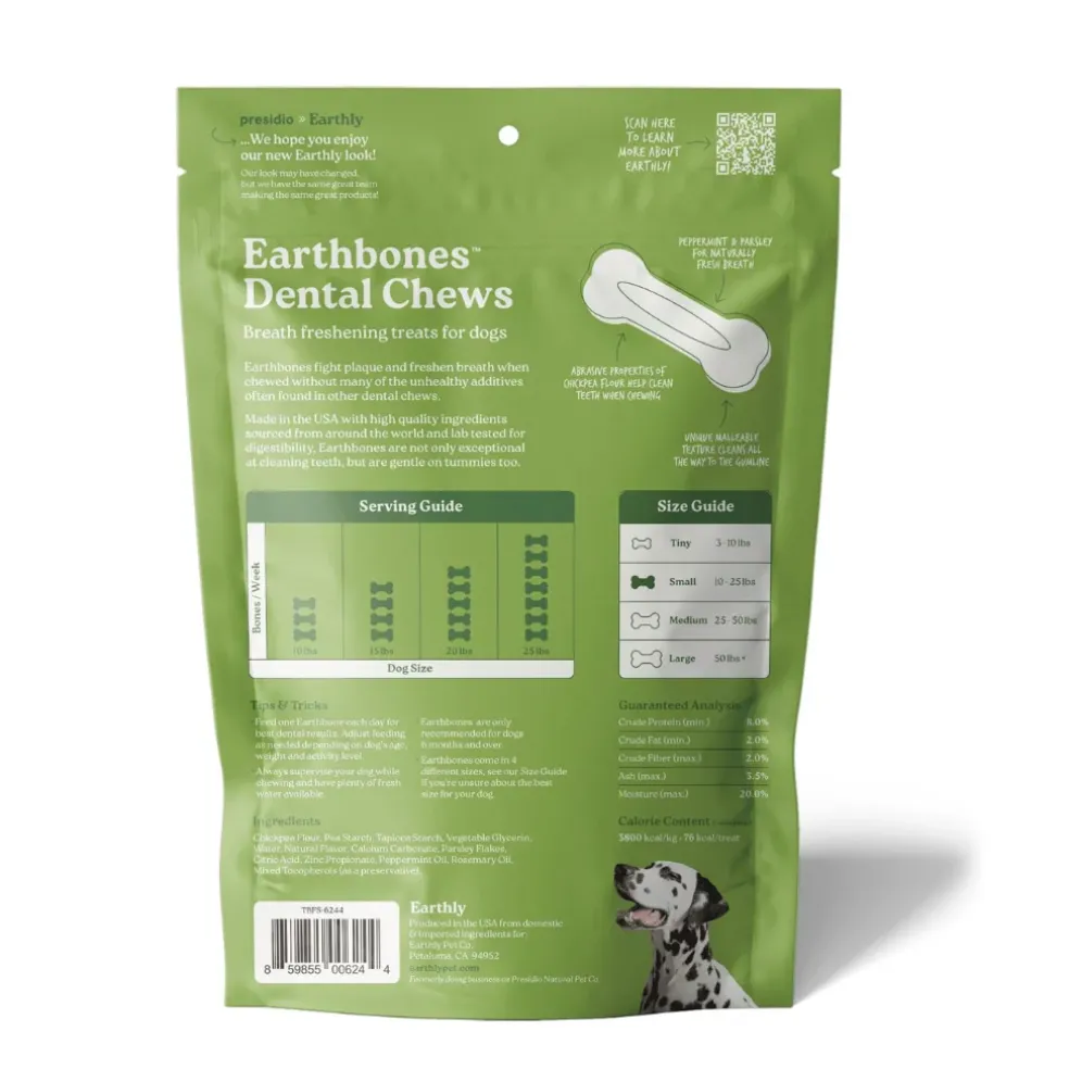 Earthly Pet Earthbones Dental Chews for Dogs