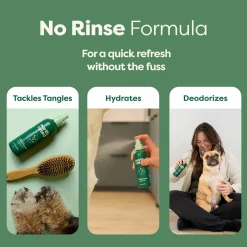 Earth Rated Deodorizing Spray Conditioning & Odor-Eliminating White Tea & Basil Refresh Mist for Dogs (8 oz)