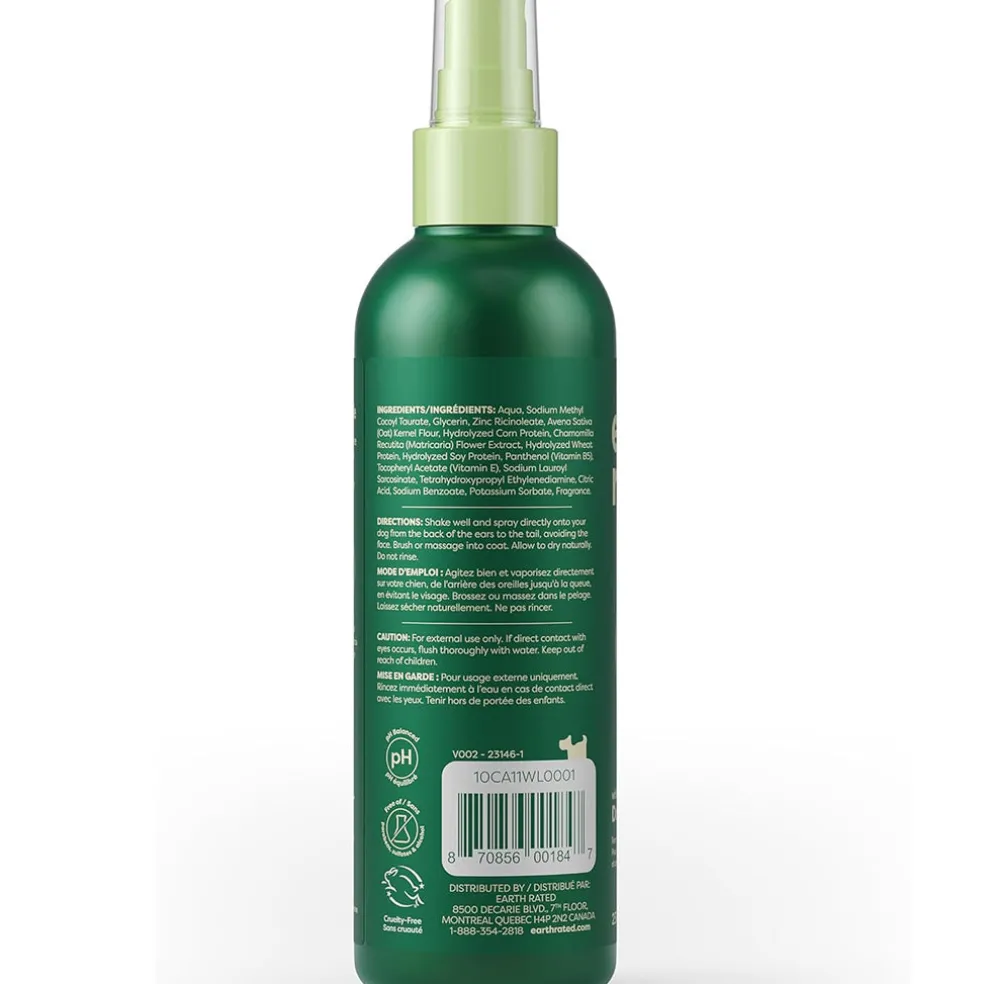 Earth Rated Deodorizing Spray Conditioning & Odor-Eliminating White Tea & Basil Refresh Mist for Dogs (8 oz)