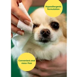 Earth Rated Fragrance Free Eye Wipes For Dogs (60 ct)