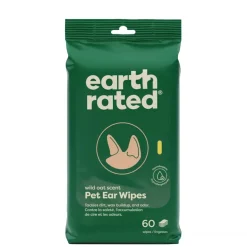 Earth Rated Hypoallergenic Ear Wipes For Dogs (60 ct)