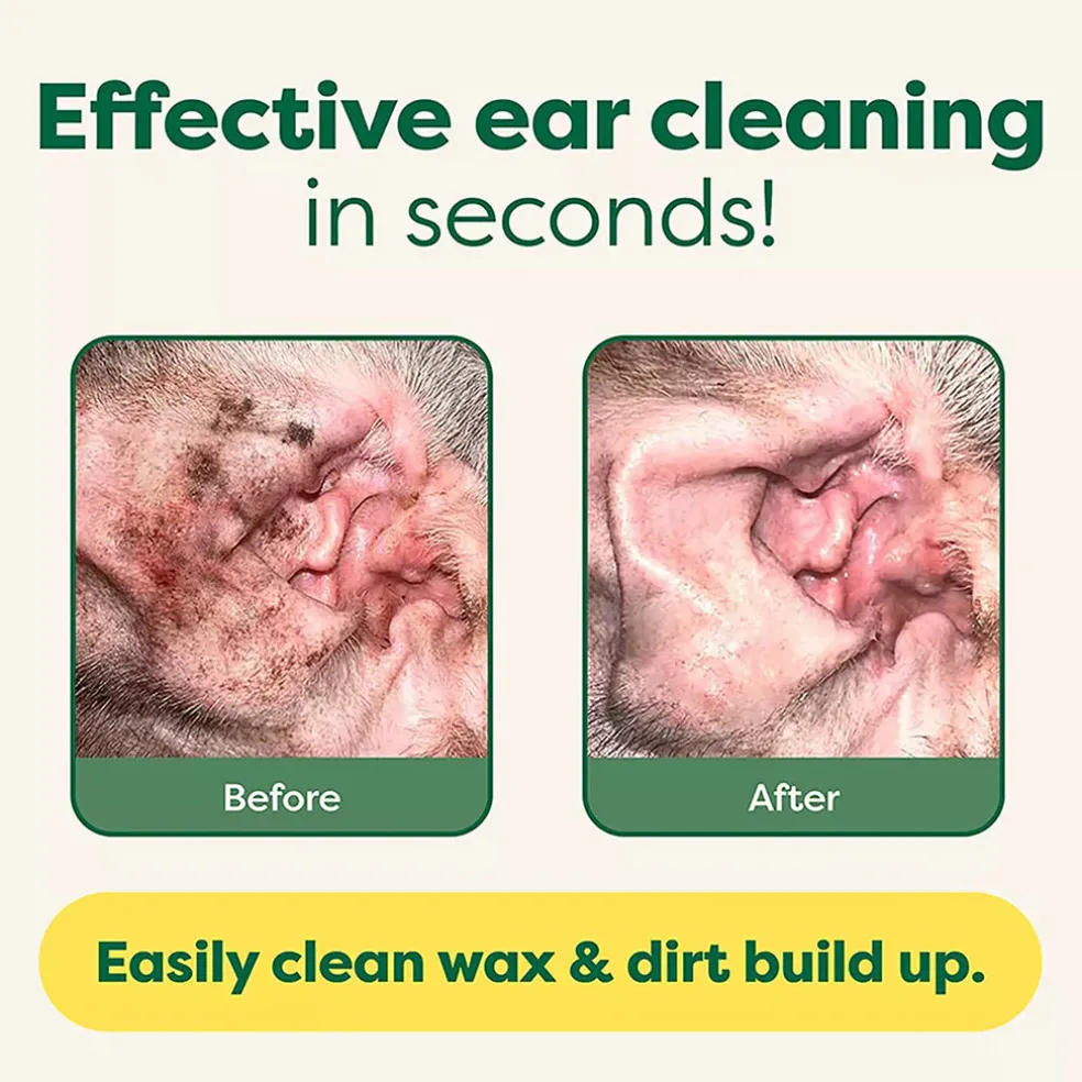 Earth Rated Hypoallergenic Ear Wipes For Dogs (60 ct)