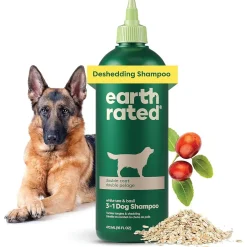 Earth Rated 3-in-1 Double Coat White Tea & Basil Shampoo & Conditioner for Dogs (16 oz)