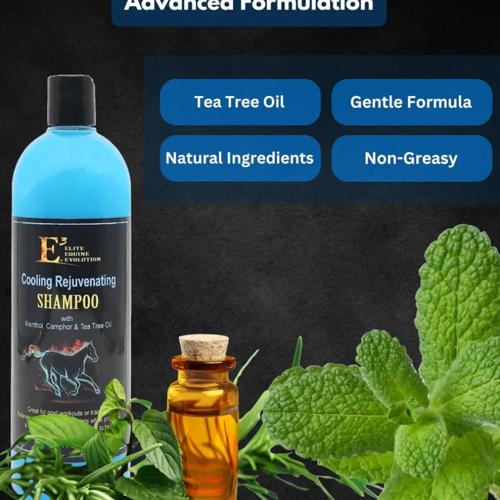 E3 Cooling Rejuvenating Shampoo for Horses (32 oz)