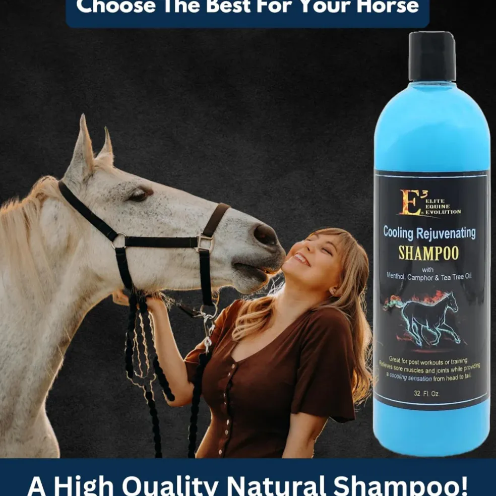 E3 Cooling Rejuvenating Shampoo for Horses (32 oz)