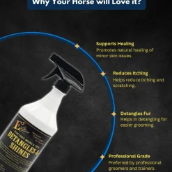 E3 Detangles & Shines Spray for Horses