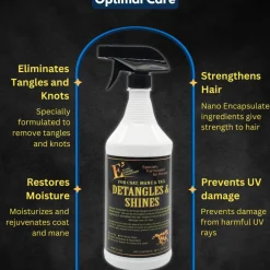 E3 Detangles & Shines Spray for Horses