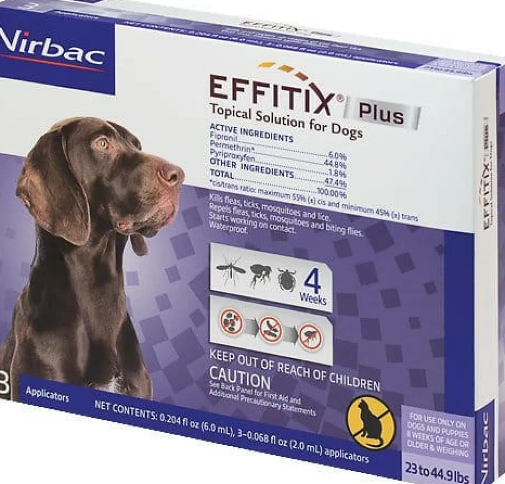 Effitix Plus for Medium Dogs, 23-44.9 lbs, 3 Doses