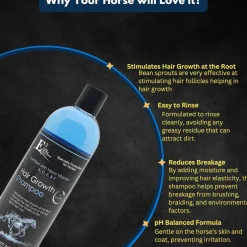 E3 Hair Growth Shampoo with Anagain for Horses (16 oz)