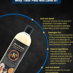 E3 K9 Aloe & Oatmeal Shampoo for Dogs (16 oz)