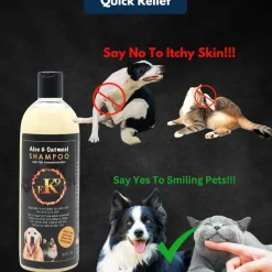 E3 K9 Aloe & Oatmeal Shampoo for Dogs (16 oz)