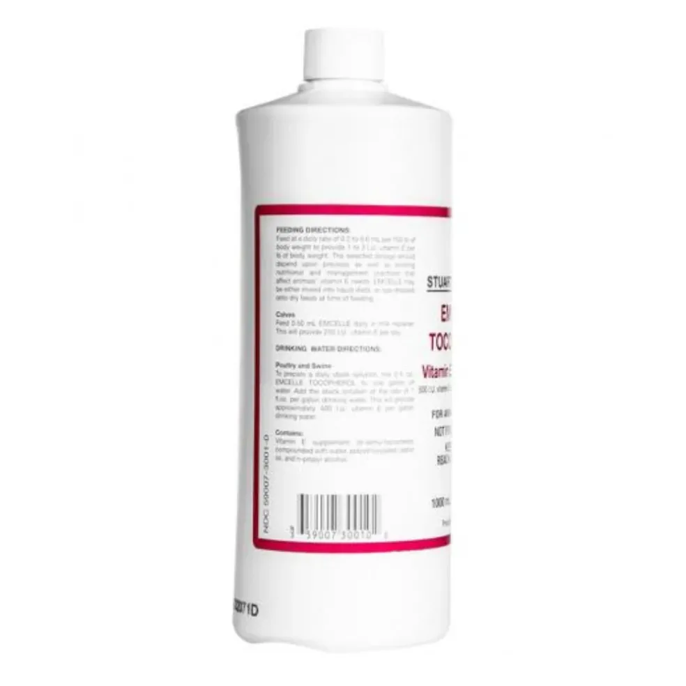 Emcelle Tocopherol Vitamin E Supplement (1000 ml)