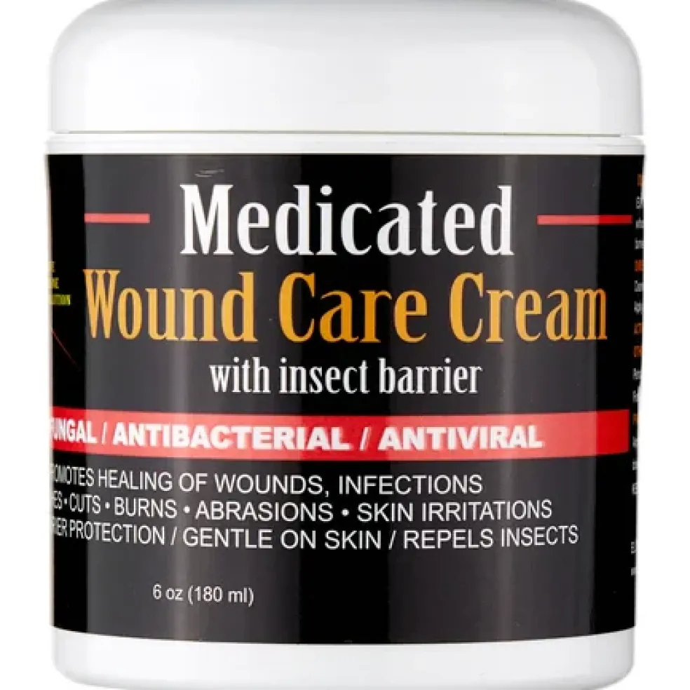 E3 Medicated Wound Cream with Insect Barrier for Horses (6 oz)