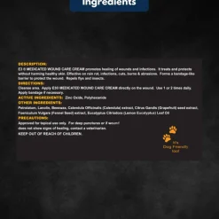 E3 Medicated Wound Cream with Insect Barrier for Horses (6 oz)