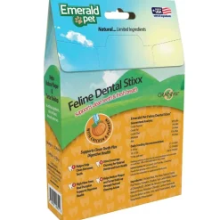 Emerald Pet Feline Dental Stixx with Chicken & Pumpkin Dental Cat Treats (3.6 oz)