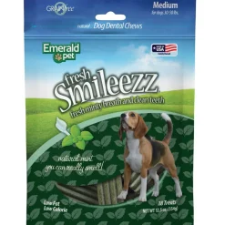 Emerald Pet Fresh Smileezz Grain-Free Medium Dental Dog Treats
