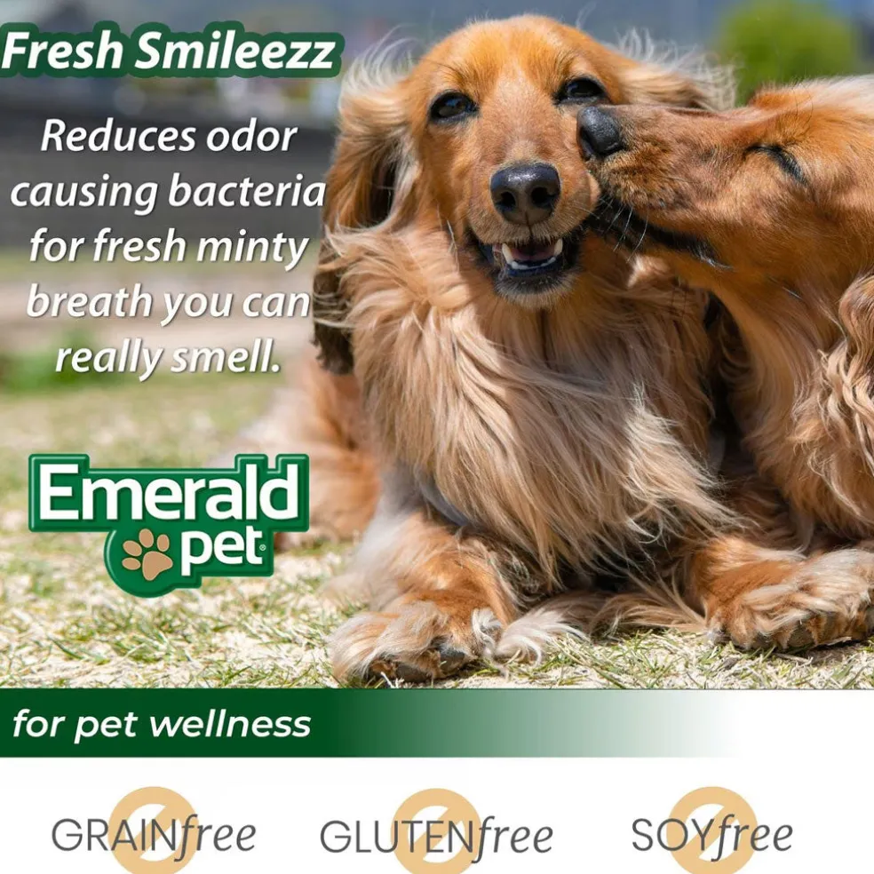 Emerald Pet Fresh Smileezz Grain-Free Small Dental Dog Treats