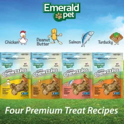Emerald Pet Little Chewzzies Turducky Recipe Dog Treats, 5-oz