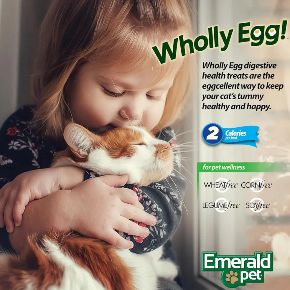 Emerald Pet Wholly Egg Recipe with Salmon Cat Treats, 2.5-oz