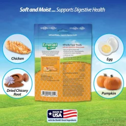 Emerald Pet Wholly Egg Recipe with Chicken Cat Treats, 2.5-oz