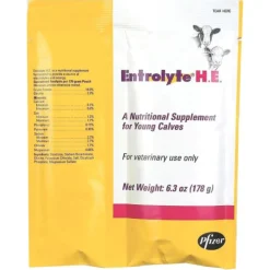 Entrolyte H.E. Nutritional Supplement for Young Calves (178 gm)
