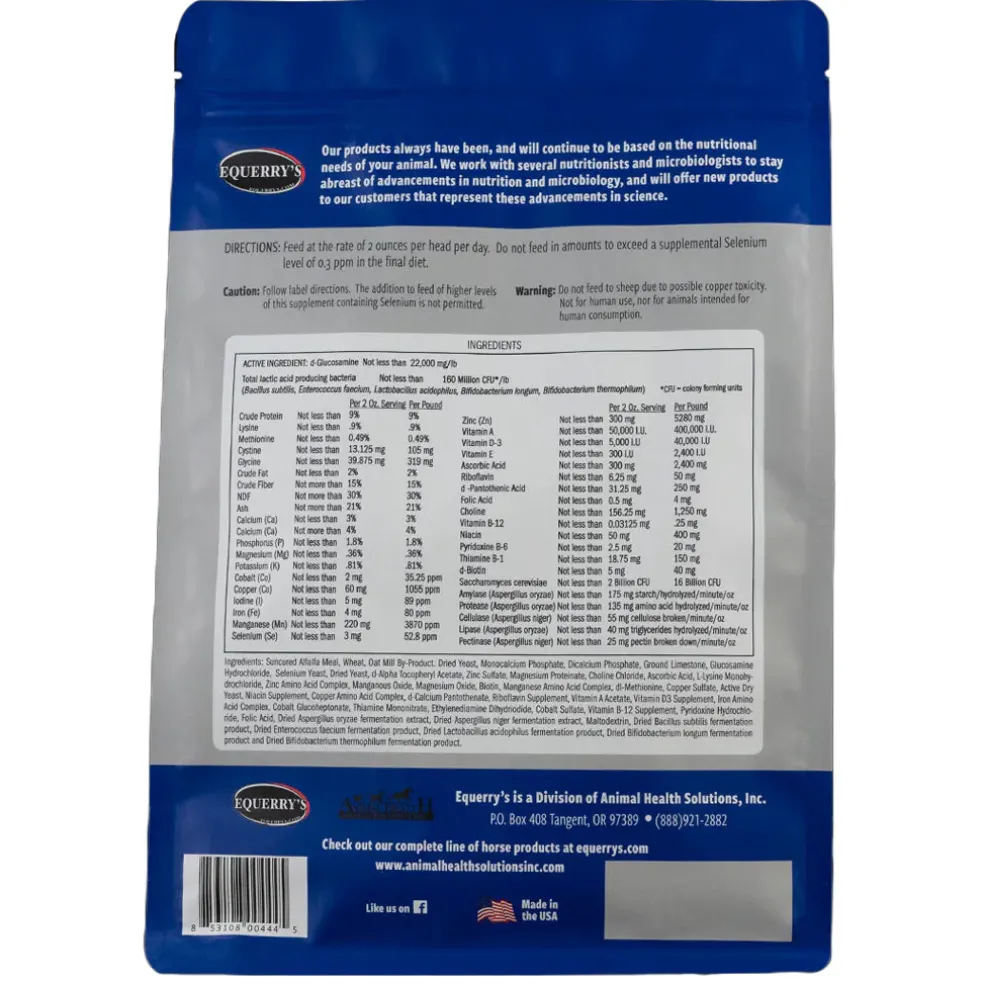 Equerry's Glucosamine Pellets Joint Support Horse Supplement, 5-lb