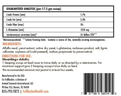 Equine Probiotic Pellets Regular Strength Formula (1.2 lbs, 30 servings)