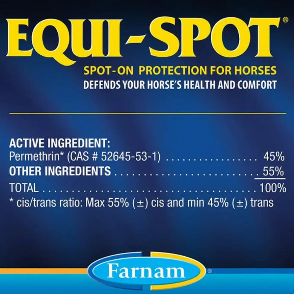 Equi-Spot Spot-On Protection for Horses (6 week supply)