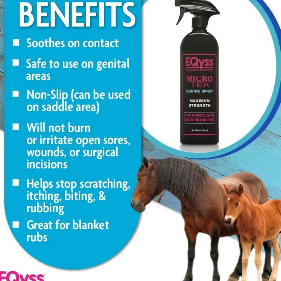 EQyss Micro-Tek Maximum Strength Soothing Spray for Horses