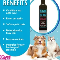 EQyss Premier Pet Conditioner for Dogs, Cats & Puppies (16 oz)