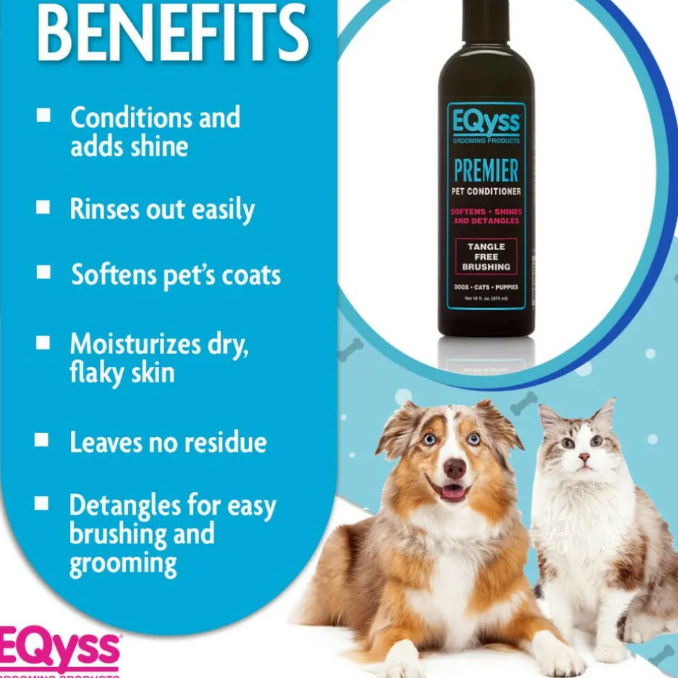EQyss Premier Pet Conditioner for Dogs, Cats & Puppies (16 oz)