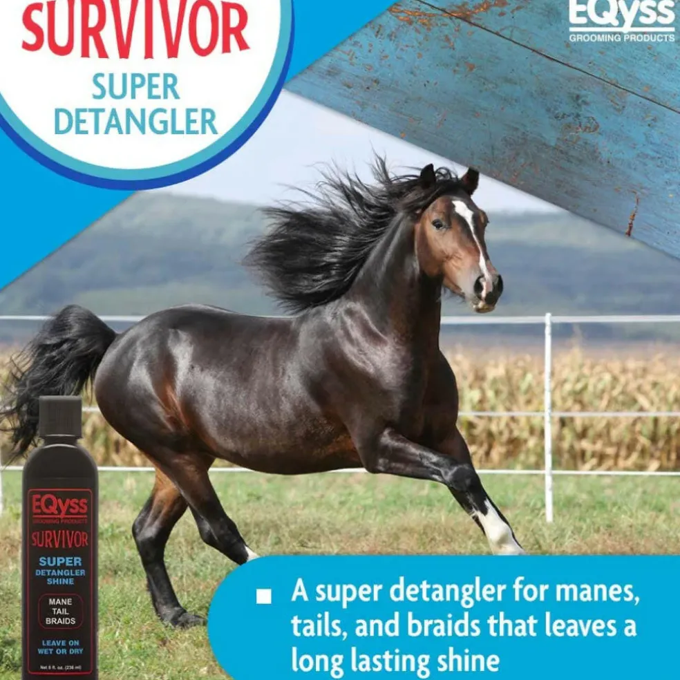 EQyss Survivor Super Detangler Shine for Horses (8 oz)