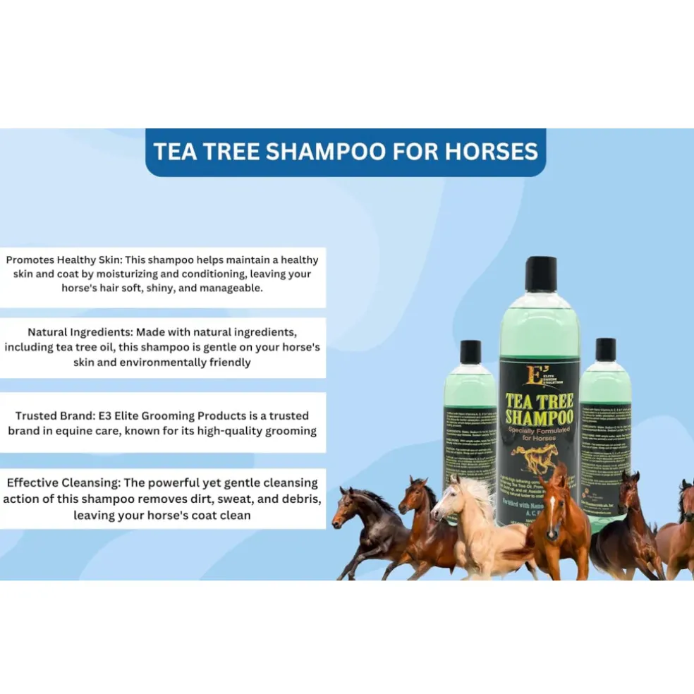 E3 Tea Tree Shampoo for Horses