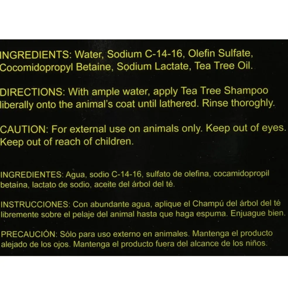 E3 Tea Tree Shampoo for Horses