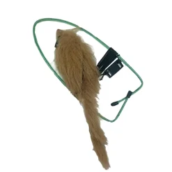 Ethical A-Doorable Bounce Real Fur Mouse Toy For Cats, assorted colors